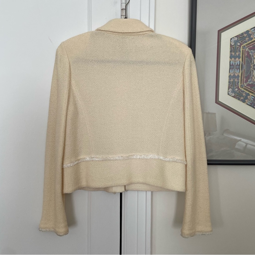 St. John cream ivory jacket 8 - Picture 2 of 7
